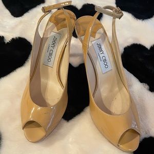 Jimmy Choo Peep Toe Heels